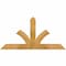 Ekena Millwork Richland Rough Sawn Timber Gable Bracket, Western Red Cedar, 48"W x 24"H x 2"D x 4"F, 12/12 Pitch GBW048X24X0204RIC00RWR - alternate 1